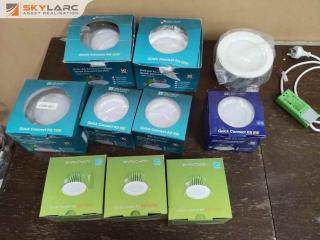 10x Assorted Recessed In Ceiling LED Lights by Halcyon