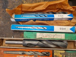 4 Large Drill Bits 