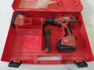 Hilti Cordless Hammer Drill Driver SF 151-A w/ Batteries & Case