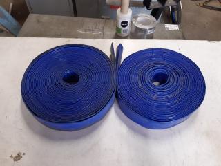 2 x Sunnyhose 1.5" Layflat Hose Reels