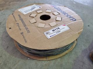 Glasscorp PVC Black Wedge Rubber, 4.5mm Yellow,, 200m Roll