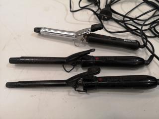 3x Hair Curling Irons