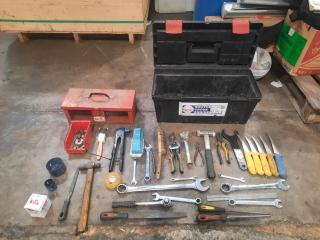 Toolbox of Assorted Hand Tools