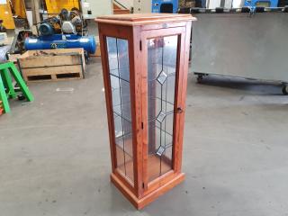 Outback Furniture Glass Display Cabinet