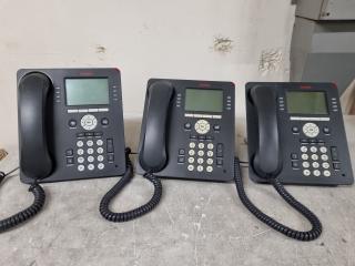 3x Anatel IP Office Desk Phones 9608