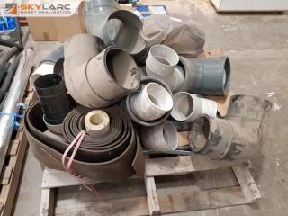 Pallet of Large Diameter Pipe Fittings