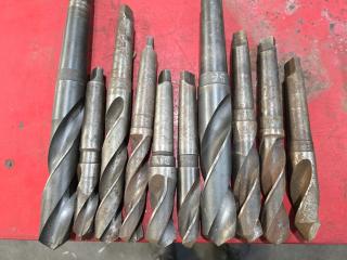 10 Morse Taper Drill Bits 