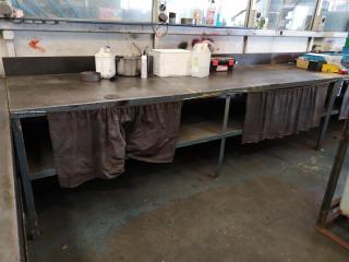 Heavy Duty Steel Workbench