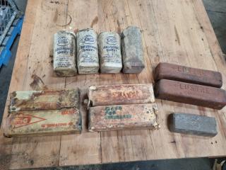 Assorted Vintage Polishing / Buffing Bars, Grease Bars & More