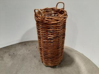 Woven Split Wood Basket