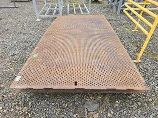 Perforated Steel Plates 3050mm x 1525mm x 10mm 2 Pack