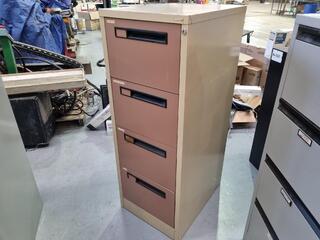 Vintage Precision 4-Drawer Steel File Cabinet