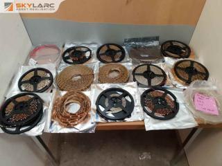 Large Lot of LED Strip Lights