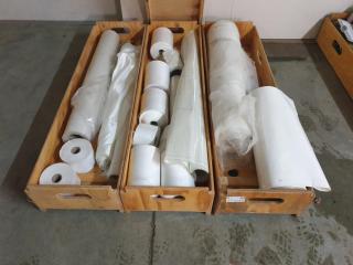 3 x Stackable Boxes of Fibreglass Material