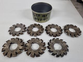 Involute Gear Cutter set 1/4" CP