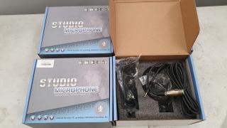 3 Studio Condenser Microphones