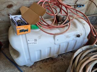 100L Spray Tank w/ Pump, Hose and Wand