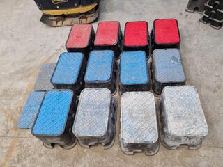 12x Water Meter & Sewer Valve In-Ground Boxes