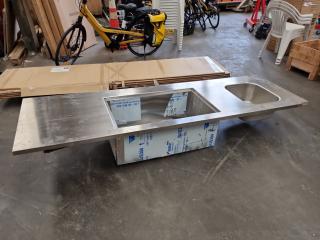 Custom Stainless Steel Sink Bench Counter