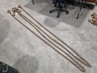 2-Leg Lifting Chain Assembly, 3.15 Ton Max Capacity