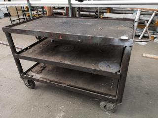 Heavy Duty Workshop Trolley Shelf Cart