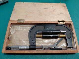 3–4 inch external micrometer set