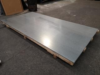 13x Galvanised Steel Sheets, 2440x1220x1.2mm Size