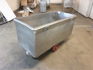 Heavy Duty Stainless Steel Bin Trolley