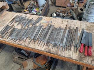 Large Assortment of Vintage Metal Hand Files