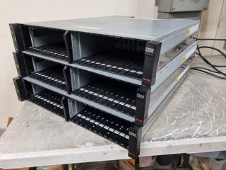 3x IBM Storwise V7000 Storage Expansion Enclosures