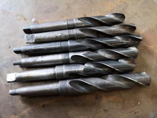 6x HSS Drills w/ Morse Taper No. 3 Shanks