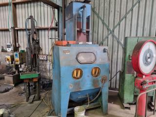 Large Industrial Sand Blasting Cabinet by Godfrey Engineering