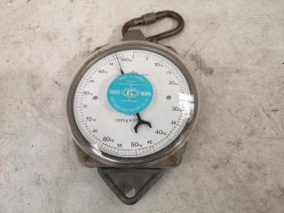 Hanging Dial Scale, 100kg Capacity