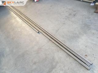 4 x Lengths New Stainless Steel Tube