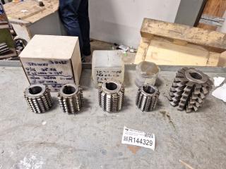 5 x Gear Hobber Cutters