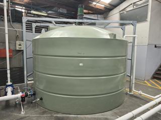 22000 Litre Poly Tank with 2 Blade Agitator