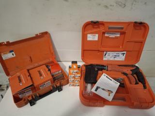Ramset Spitfire Powder Actuated Nail Gun, Pins & Cartridges 