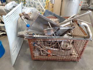 Industrial Stainless Steel Scrap and Parts Bin