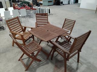 Outdoor Table and Chairs Set