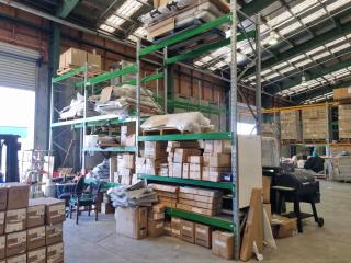 Three Bays of Pallet Racking 