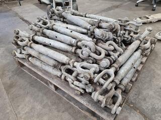40+ Large Galvanised Turnbuckles