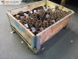 Large Lot of Steel & Copper Bushes, Bulk Lot