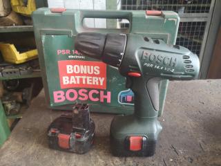 Bosch 14.4V Cordless Drill Driver w/ Case & 2x Batteries