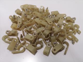 60x Aviation Plastic Loop Clamps for Wire Support Type MS25281 R8