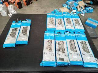 10 Assorted Shimano Bike Chains