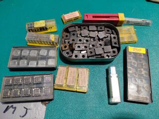 Assorted Carbide Inserts and Small Cutters