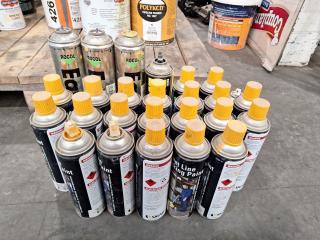 Large Assortment of Line Marking Paint (Partials)