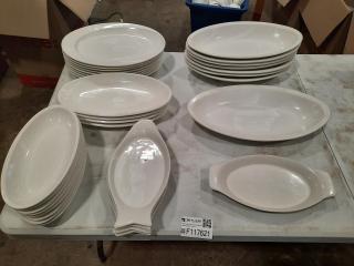 Large Assortment of Platters/Plates