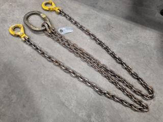 2-Leg Lifting Chain Assembly, 4.25 Ton Max Capacity