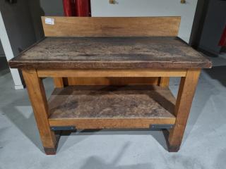 Vintage Wooden Workbench